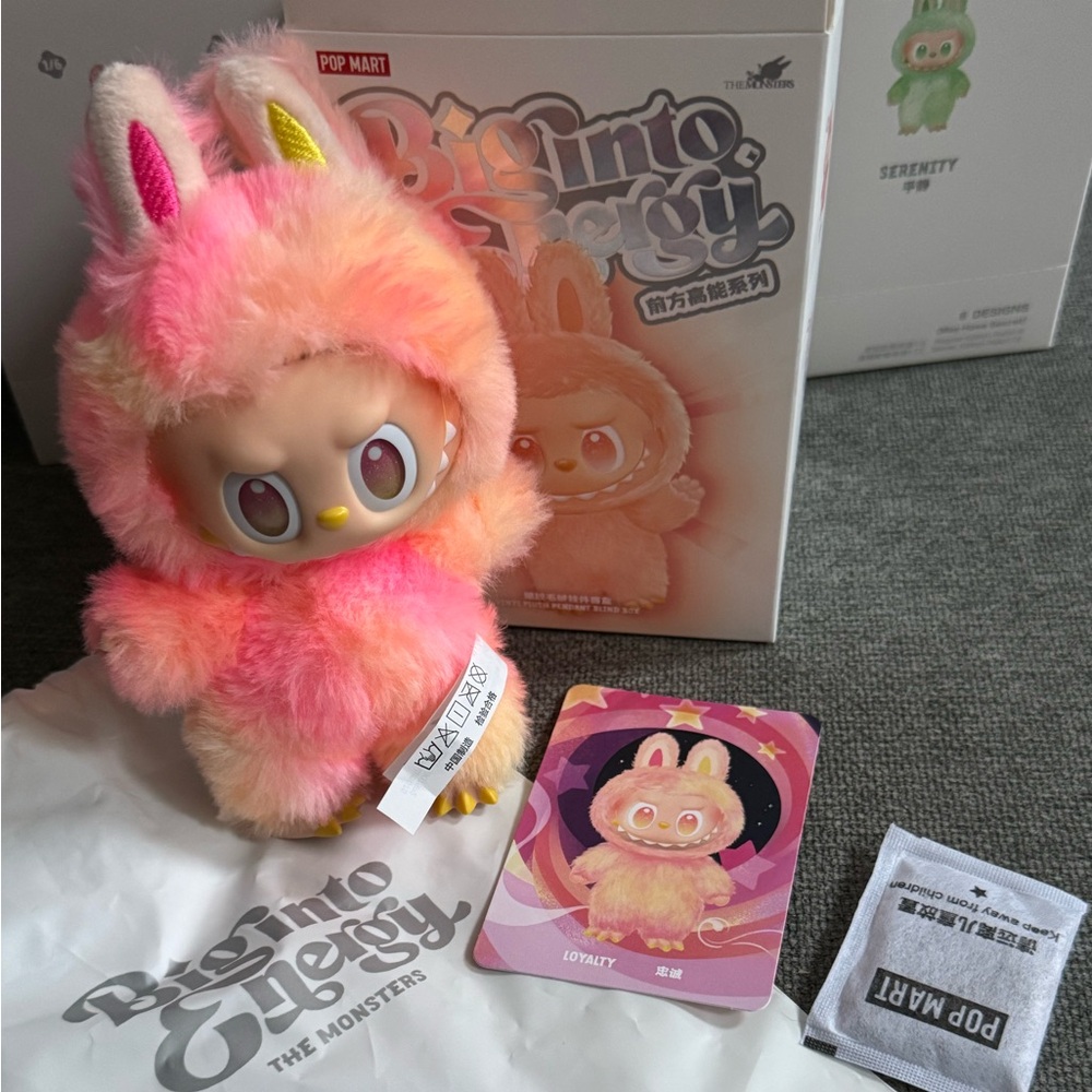 SOLD!!! Labubu Big into Energy: Loyalty